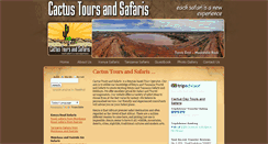 Desktop Screenshot of cactussafaris.com