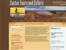 Tablet Screenshot of cactussafaris.com